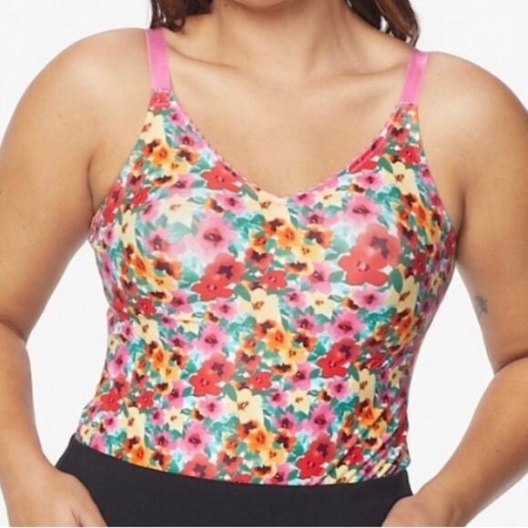 Ruby Ribbon Heritage Cami Floral Bloom Style 1798 Size 50 - Picture 1 of 6